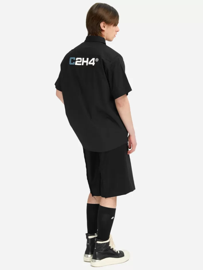 staff_uniform_logo_shirt_3.webp Hot C2H4 Staff Uniform Logo Shirt Black