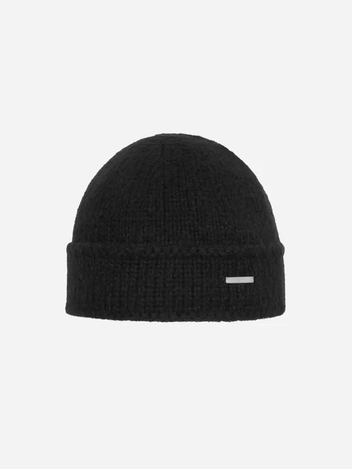 Outlet C2H4 Staff Uniform Tagged Knit Covert Beanie Black
