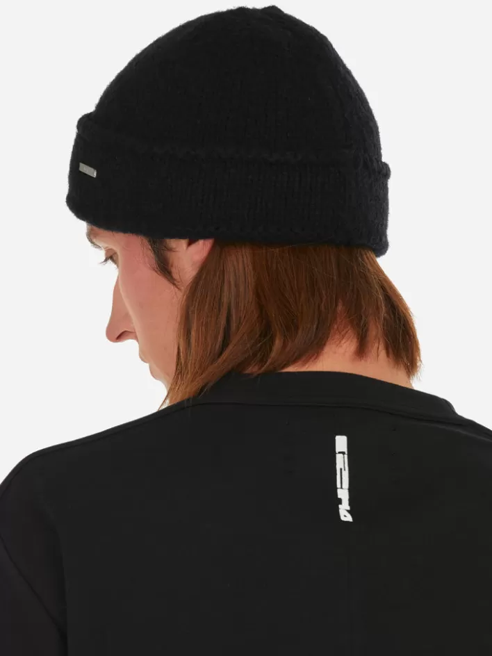 Outlet C2H4 Staff Uniform Tagged Knit Covert Beanie Black