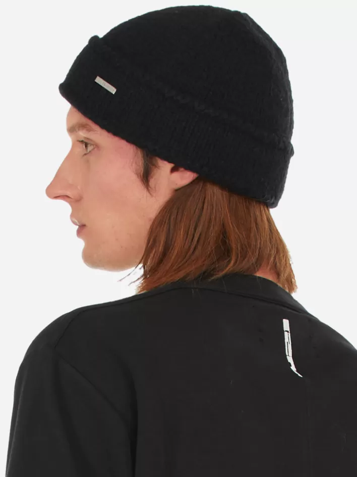 Outlet C2H4 Staff Uniform Tagged Knit Covert Beanie Black